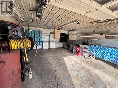 Kuntz Acreage, Macoun, SK - Indoor Photo Showing Garage