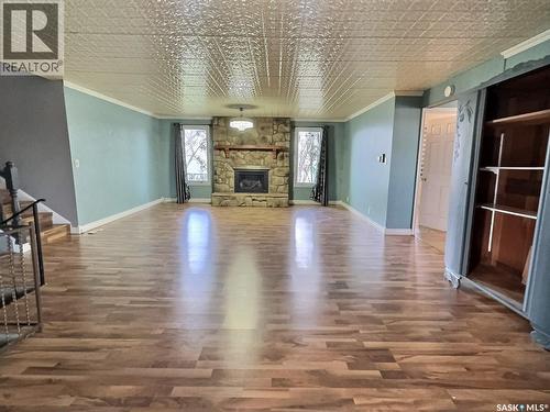 Kuntz Acreage, Macoun, SK - Indoor Photo Showing Other Room With Fireplace