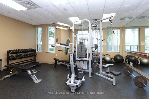 603-4850 Glen Erin Drive, Mississauga, ON - Indoor Photo Showing Gym Room