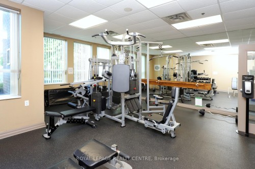 603-4850 Glen Erin Drive, Mississauga, ON - Indoor Photo Showing Gym Room