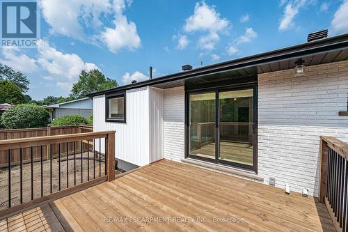 Upper - 664 Hiawatha Boulevard, Hamilton, ON - Outdoor With Deck Patio Veranda With Exterior