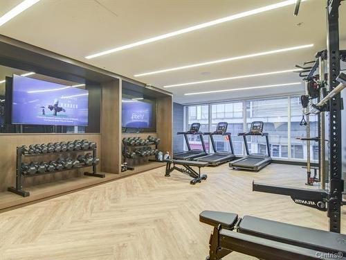 Salle d'exercice - Th10-1288 Rue St-Antoine O., Montréal (Ville-Marie), QC - Indoor Photo Showing Gym Room