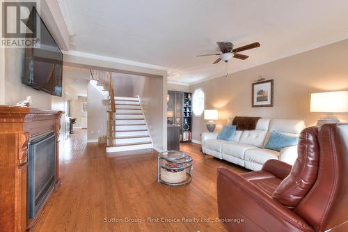 182 Romeo Street S, Stratford, ON - Indoor Photo Showing Living Room With Fireplace