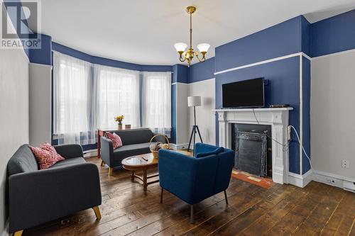 5 Gower Street, St. John'S, NL - Indoor Photo Showing Living Room With Fireplace