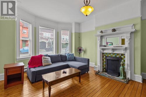 5 Gower Street, St. John'S, NL - Indoor Photo Showing Living Room With Fireplace