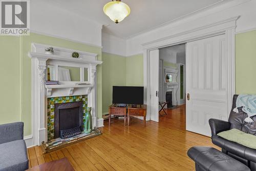 5 Gower Street, St. John'S, NL - Indoor Photo Showing Living Room With Fireplace