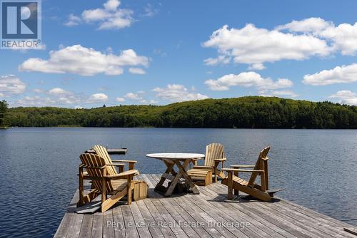 Diving Depth off Dock - 3191 Hwy 518 Highway E, Kearney, ON - Outdoor With Body Of Water With Deck Patio Veranda With View