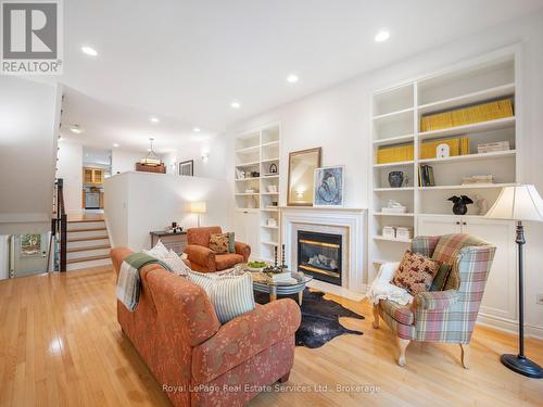 81 Brant Street, Oakville (Co Central), ON - Indoor Photo Showing Living Room With Fireplace
