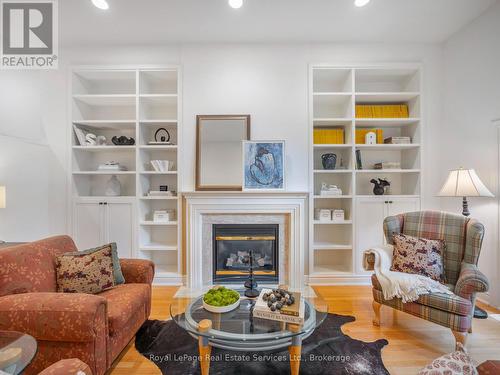 81 Brant Street, Oakville (Co Central), ON - Indoor Photo Showing Living Room With Fireplace