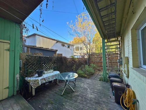 Backyard - 4293 Rue Chambord, Montréal (Le Plateau-Mont-Royal), QC - Outdoor With Deck Patio Veranda With Exterior