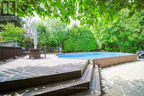 3143 Michael Crescent, Burlington, ON - Outdoor With Above Ground Pool