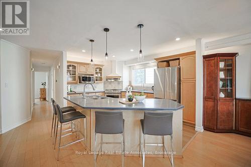 3143 Michael Crescent, Burlington, ON - Indoor Photo Showing Kitchen With Double Sink With Upgraded Kitchen