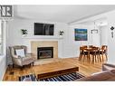 1112 Pinecrest Lane, Kelowna, BC  - Indoor Photo Showing Living Room With Fireplace 