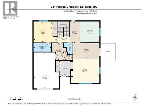 331 Phipps Main Floor Plan - 331-351 Phipps Crescent, Kelowna, BC - Other