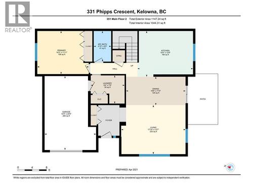 351 Phipps Main Floor Plan - 331-351 Phipps Crescent, Kelowna, BC - Other