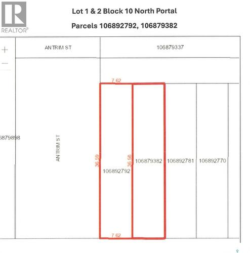 Lot 1 And 2 Blk 10 North Portal, North Portal, SK 