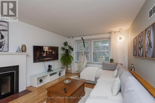 680 Main Street W, North Bay (West End), ON - Indoor Photo Showing Living Room With Fireplace