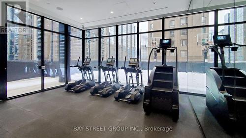 2206 - 20 Edward Street, Toronto, ON - Indoor Photo Showing Gym Room