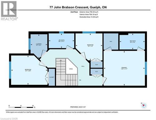 2nd floor plan - 77 John Brabson Crescent, Guelph, ON - Other