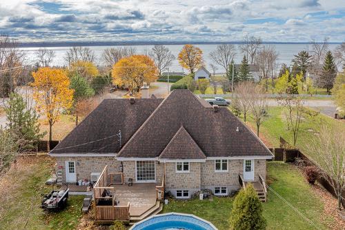 Photo aérienne - 900 Rue Vauquelin, Neuville, QC - Outdoor With Body Of Water With View