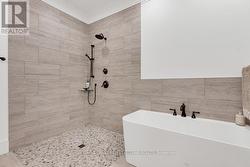 Primary suite'sshower & soaker tube - 