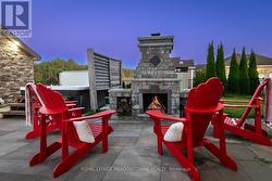 Enjoy the outdoor fireplace - 