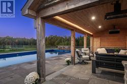 Sit back and relax in the stunning cabana - 