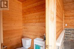 Bonus outdoor toilet for when you're in the pool - 