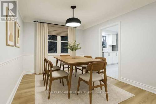 Virtually Staged - 3 Algonquin Avenue, Hamilton, ON - Indoor Photo Showing Dining Room