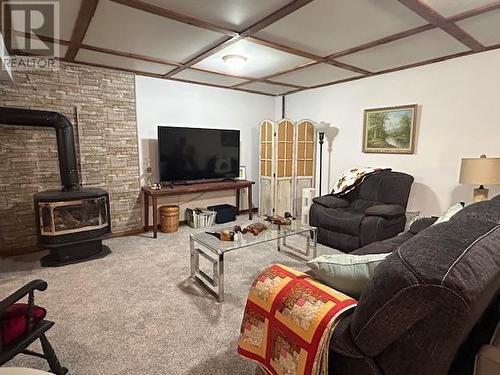 10 Victoria Ave, Blind River, ON - Indoor Photo Showing Living Room With Fireplace