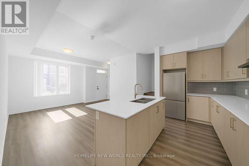 112 - 30 Almond Blossom Mews, Vaughan, ON - Indoor Photo Showing Kitchen With Stainless Steel Kitchen With Double Sink