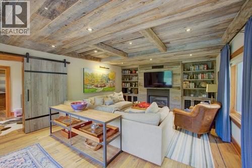 8429 Poplar Sideroad, Clearview, ON - Indoor Photo Showing Other Room With Fireplace