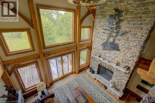 8429 Poplar Sideroad, Clearview, ON - Indoor Photo Showing Other Room With Fireplace