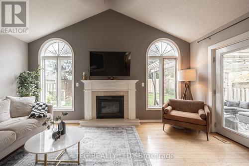 1213 Corsica Avenue, Oshawa (Eastdale), ON - Indoor Photo Showing Living Room With Fireplace
