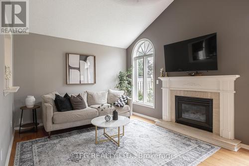 1213 Corsica Avenue, Oshawa (Eastdale), ON - Indoor Photo Showing Living Room With Fireplace