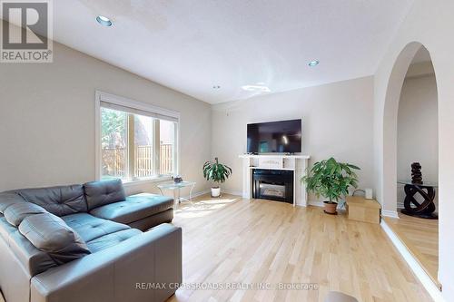 63 Baynards Lane, Richmond Hill, ON - Indoor Photo Showing Living Room With Fireplace