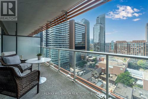 1308 - 18 Maitland Terrace, Toronto, ON - Outdoor With Balcony With View