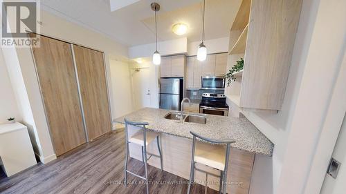 1003 - 318 Spruce Street, Waterloo, ON - Indoor Photo Showing Kitchen With Double Sink With Upgraded Kitchen