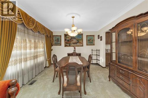 2816 Langlois Court, Windsor, ON - Indoor Photo Showing Dining Room