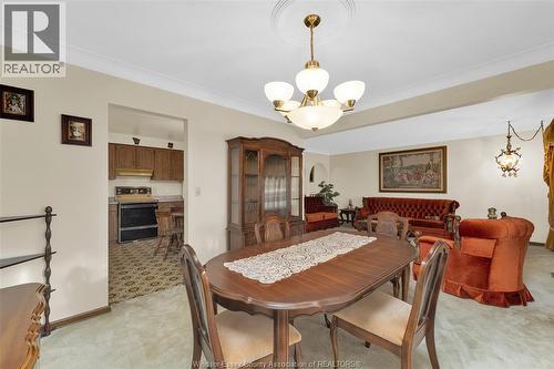 2816 Langlois Court, Windsor, ON - Indoor Photo Showing Dining Room