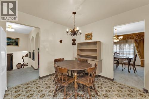 2816 Langlois Court, Windsor, ON - Indoor Photo Showing Dining Room