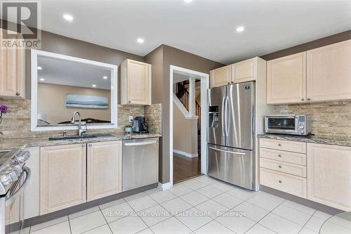 3875 Thomas Street, Mississauga, ON - Indoor Photo Showing Kitchen With Stainless Steel Kitchen