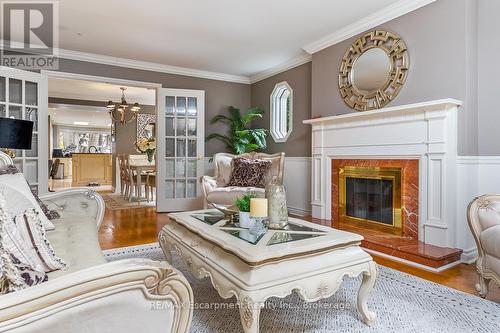 2372 Carrington Place, Oakville (Fd Ford), ON - Indoor Photo Showing Living Room With Fireplace