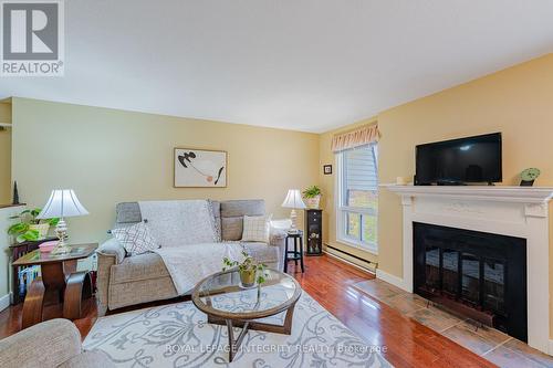 7 - 6 Sweetbriar Circle, Ottawa, ON - Indoor Photo Showing Living Room With Fireplace
