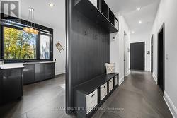 Perfect mudroom off the garage - 