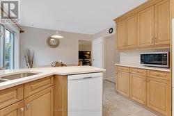 Wall of pantry cupboards and more prep areas - 