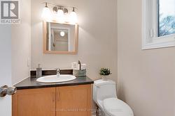 Powder room, off the mudroom area - 