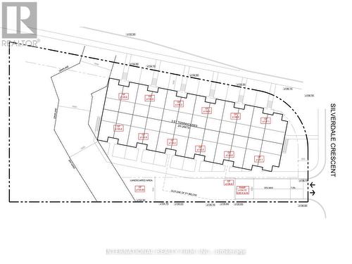 Site plan concept - 10 Silverdale Crescent, Toronto, ON 
