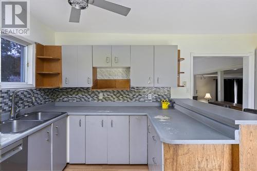 195 Maple St, Sault Ste. Marie, ON - Indoor Photo Showing Kitchen With Double Sink