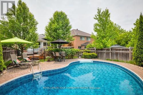 503 Silken Laumann Drive, Newmarket, ON - Outdoor With In Ground Pool With Deck Patio Veranda With Backyard